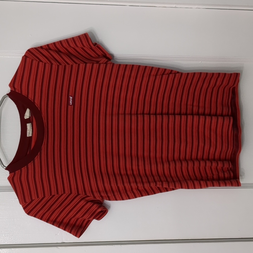 Levi's Red Striped Tee